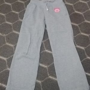 Girls grey with pink converse sweats